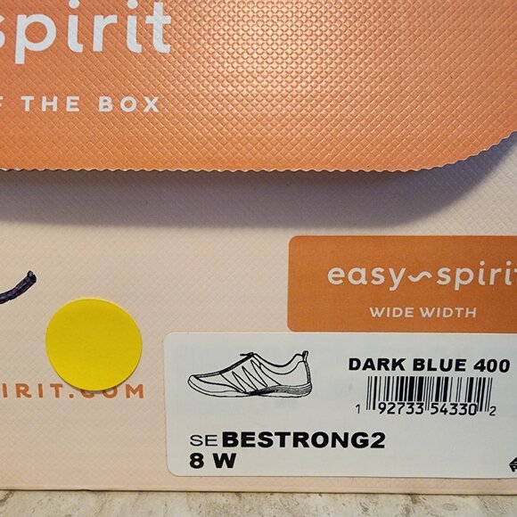 Easy Spirit Womens Bestrong R Dark Blue 8W - A019 - Picture 10 of 10